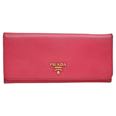 prada wallet black and pink|Prada long wallet pink.